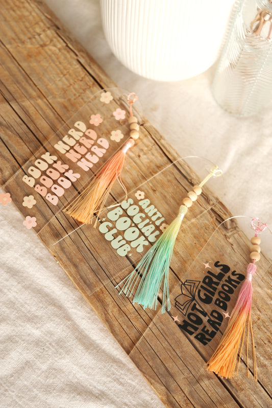 Marque page acrylique avec message