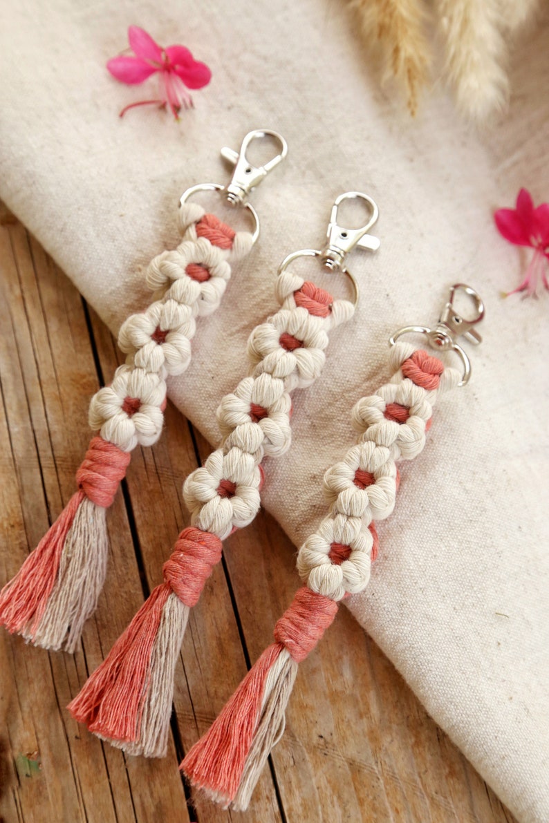 Porte clé marguerite