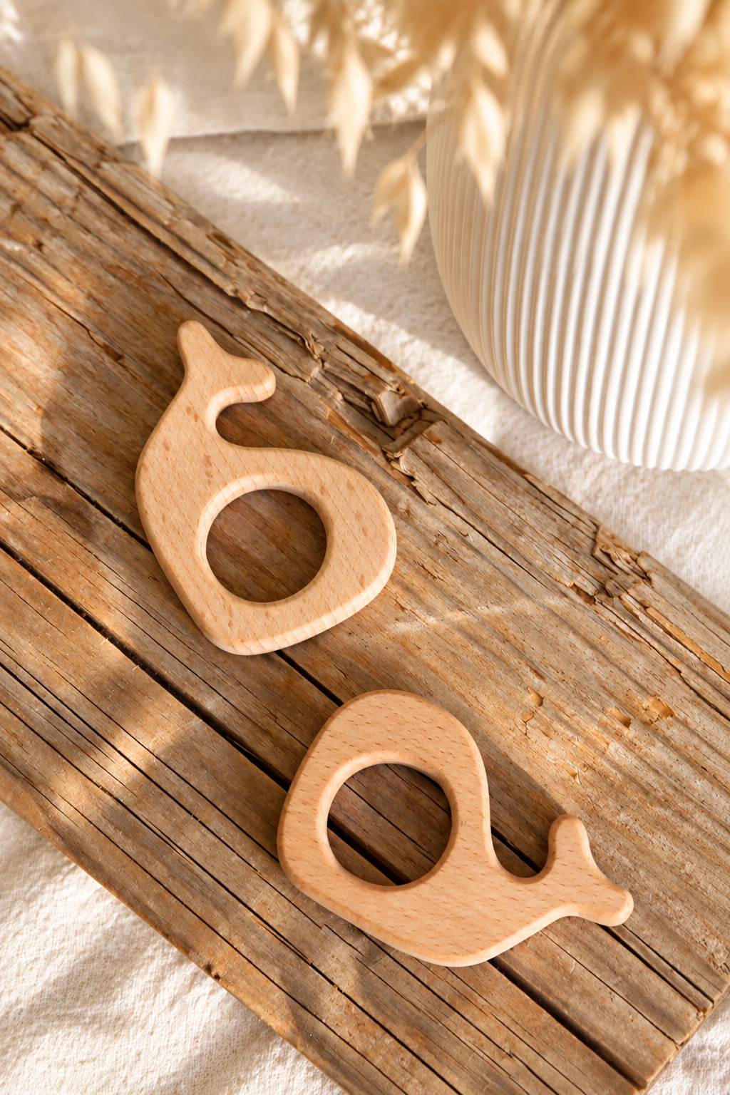 Anneau de dentition en bois