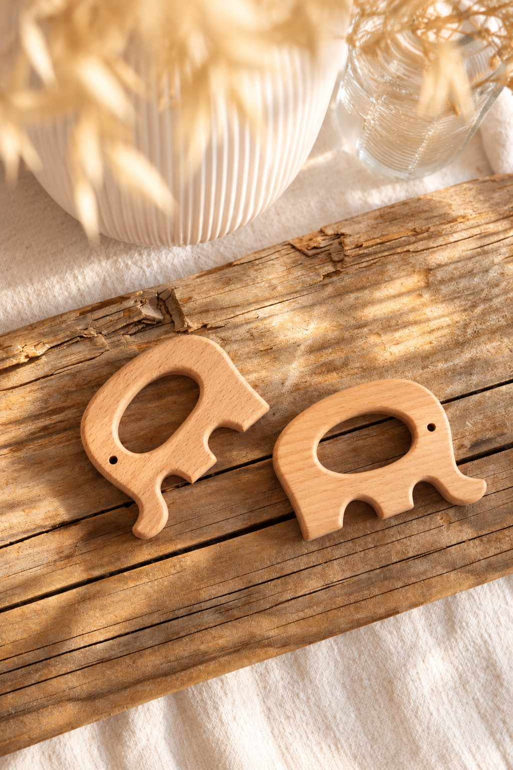Anneau de dentition en bois